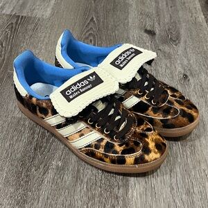 Adidas Wales Bonner Samba Animal Leopard Print Pony Fur Women’s Size 6
